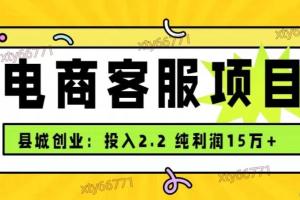 9800元在家当老板！小县城开电商客服工作室，总部直接分客户